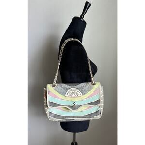 GATTINONI Planetarium Line Pastel Colorway Chain Strap Shoulder Bag